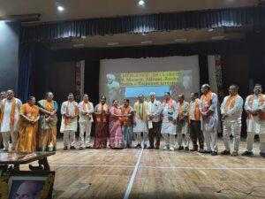 હિંમતનગર ટાઉન હોલ ખાતે "મિસાવાસી"ના પરીવારજનનું ભાજપ દ્વારા સન્માન કરવામાં આવ્યું