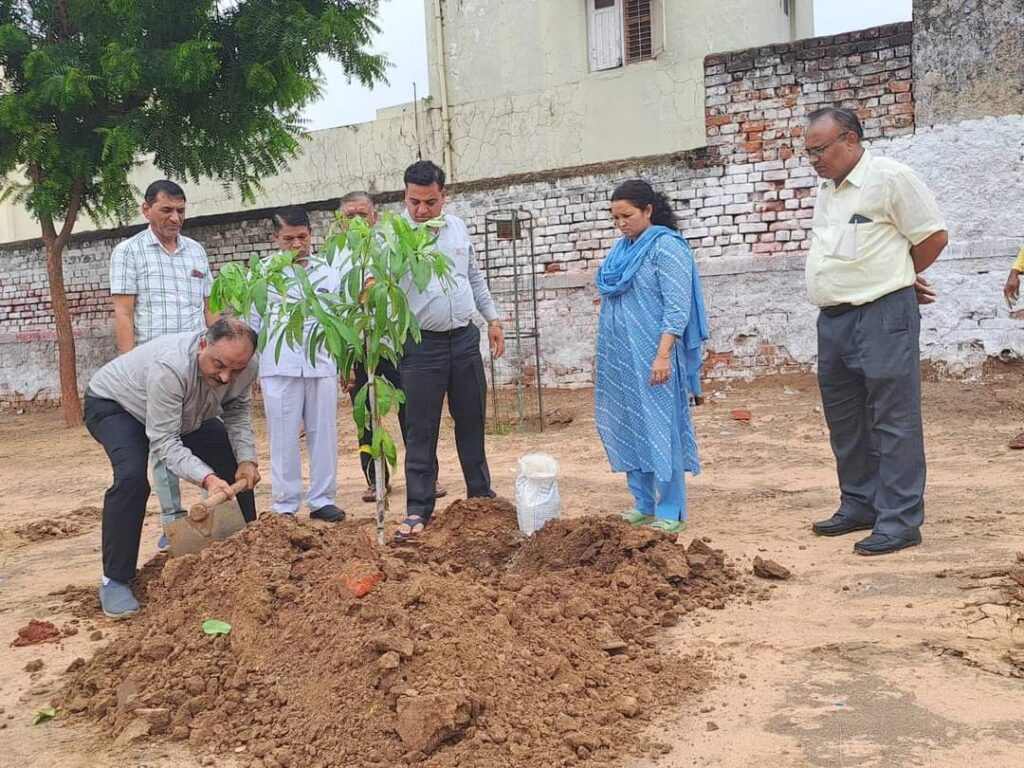 દહેગામ: મ્યુનિસિપલ ગ્રાઉન્ડ ખાતે ધારાસભ્ય બલરાજસિંહની ઉપસ્થિતિમાં વૃક્ષારોપણ કાર્યક્રમ યોજાયો